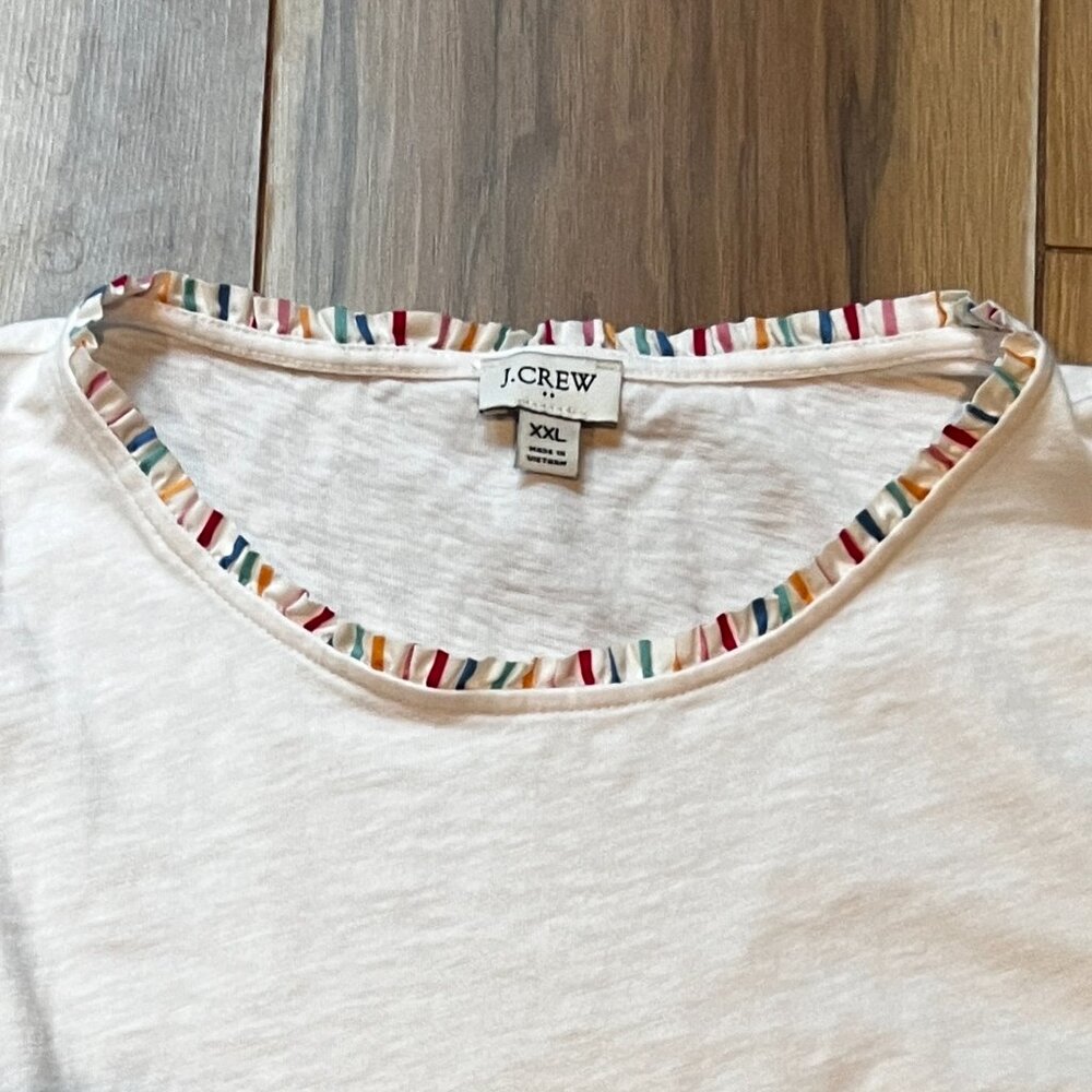 J.Crew Ruffle Tank - image 2